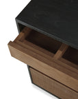 Oscar Drawer Unit - Teak - Black
