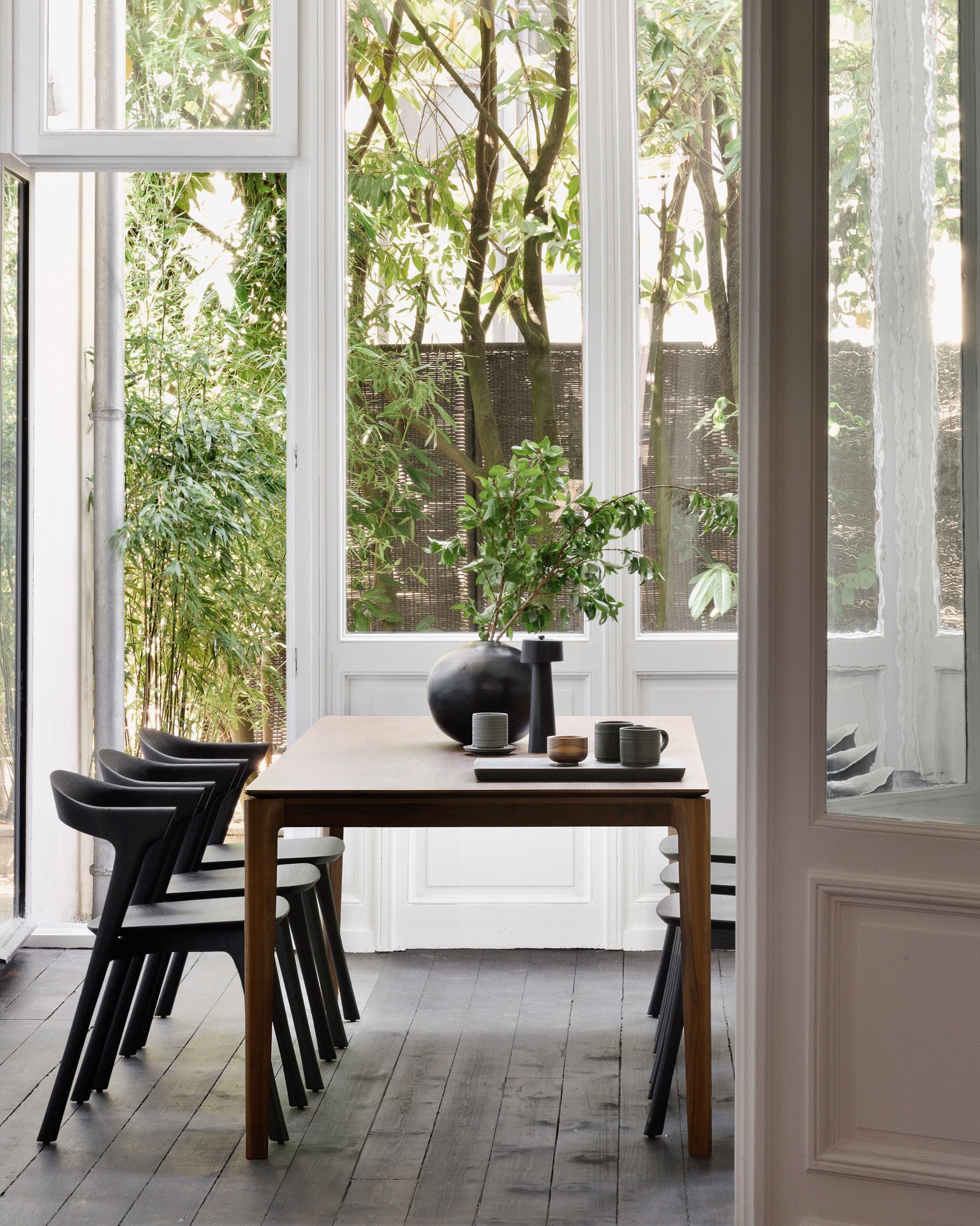 Bok Dining Table Brown Teak – SOBU - Main Image