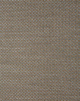 Close-up of a woven outdoor fabric texture with a tight, grid-like pattern in beige and gray, showcasing the detailed craftsmanship found in Ethnicraft’s Donut Outdoor Pouf - Mocha.