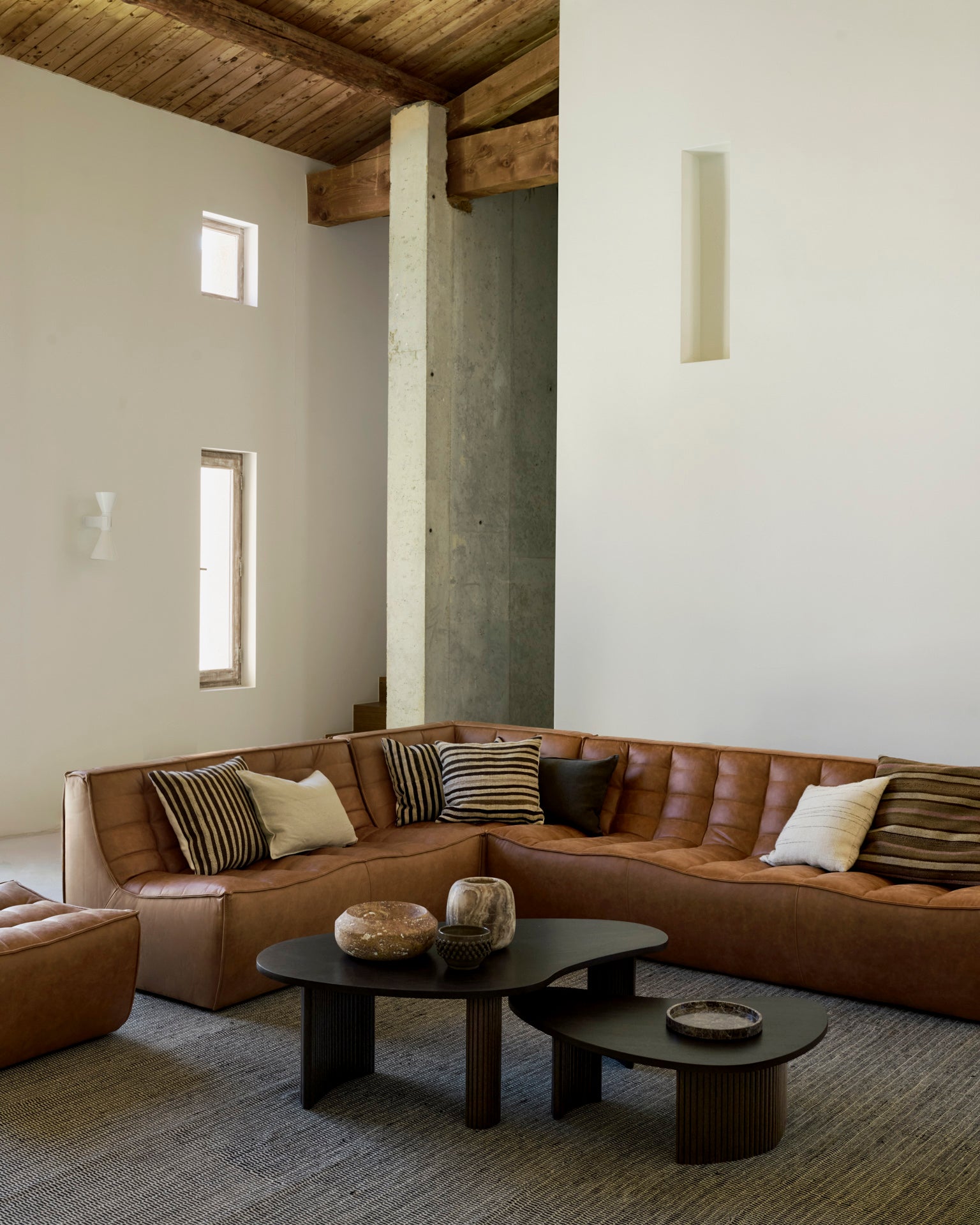 N701 Sectional Sofa Old Saddle – SOBU - Main Image