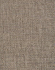 Close-up of the warm grey textured fabric on the Eye Dining Chair - Oak with Warm Grey Fabric by Ethnicraft, highlighting the woven mix of light and dark threads that complement its solid European oak frame.