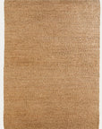 The Armadillo&Co Bramble Rug is a rectangular, light brown natural fiber jute rug featuring a tightly woven textured pattern, straight edges, and a rough organic surface that reflects its handmade Fair Trade quality.