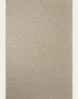 The Armadillo&Co Pebble Rug - Whippet is a rectangular beige rug with a soft, textured surface crafted from New Zealand wool, shown against a plain white background.