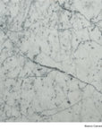 Material Swatches by SOBU in white marble with grey veining from the Danish Collection.