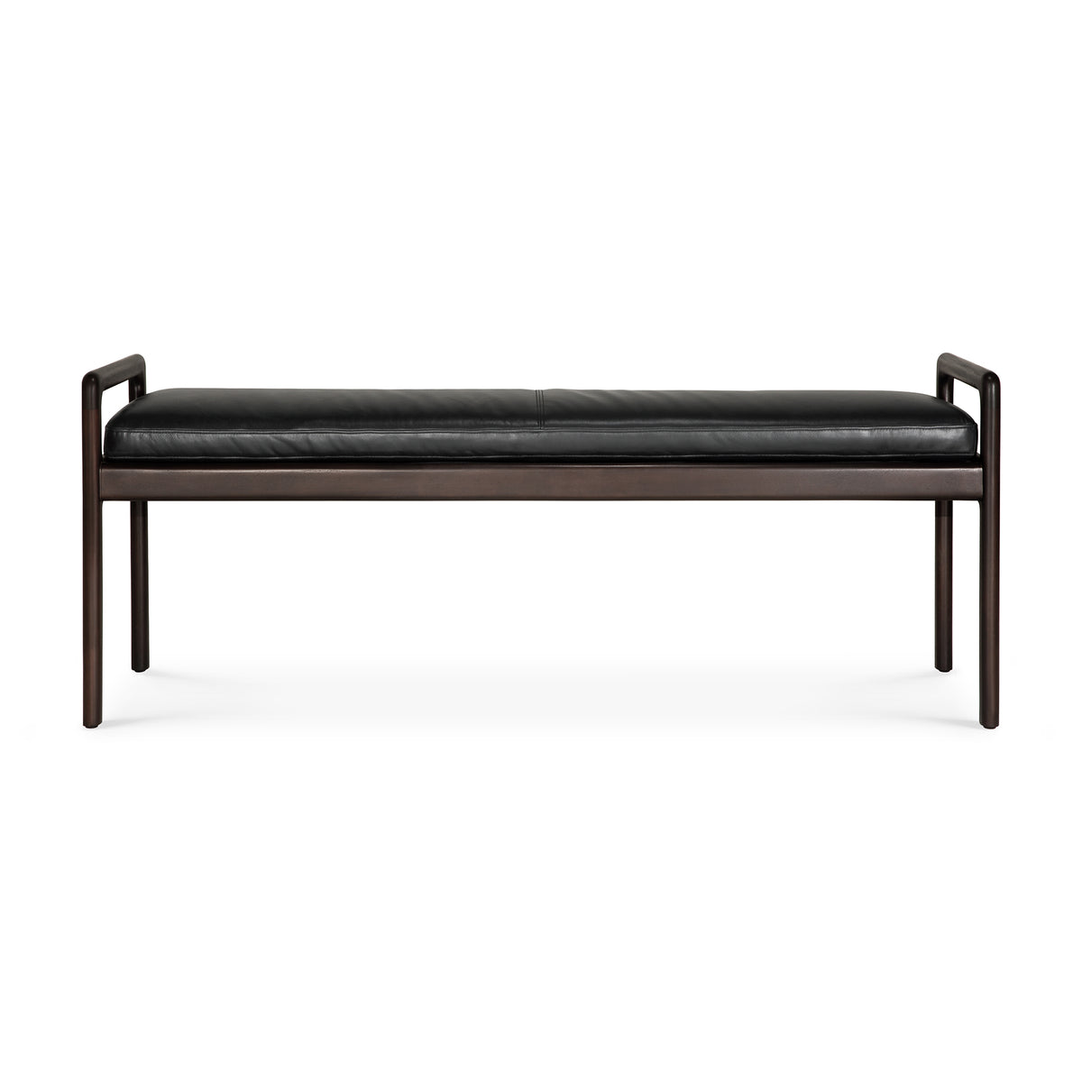 Jack Bench - Mahogany with Black Leather – SOBU