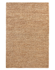 The Mesa Rug by Armadillo&Co is a rectangular handmade jute rug with a tightly woven, slightly textured surface in light brown and tan. Its simple, minimalist design has no visible patterns or borders.