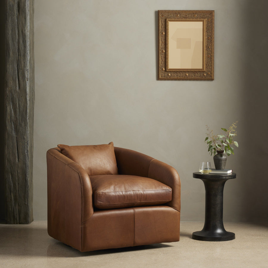 Topanga Swivel Chair - Heirloom Sienna