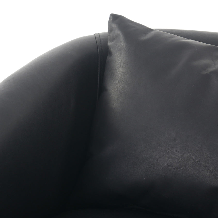 Topanga Swivel Chair - Heirloom Black Leather