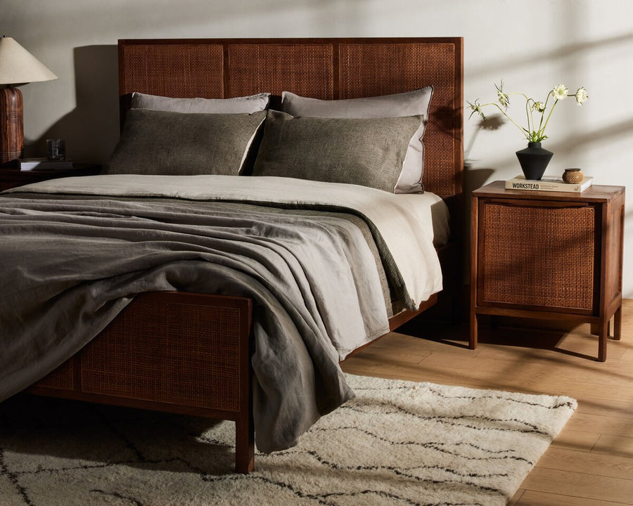 Sydney Bed - Brown Wash