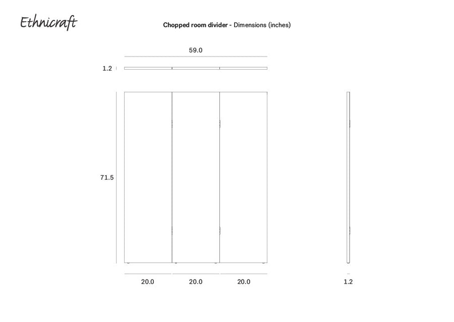 Chopped Room Divider