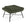 The Ethnicraft Barrow Footstool - Pine Green features a textured green cushion, rounded edges, and outward-angled black metal legs—ideal for bringing vintage-inspired charm to any room.