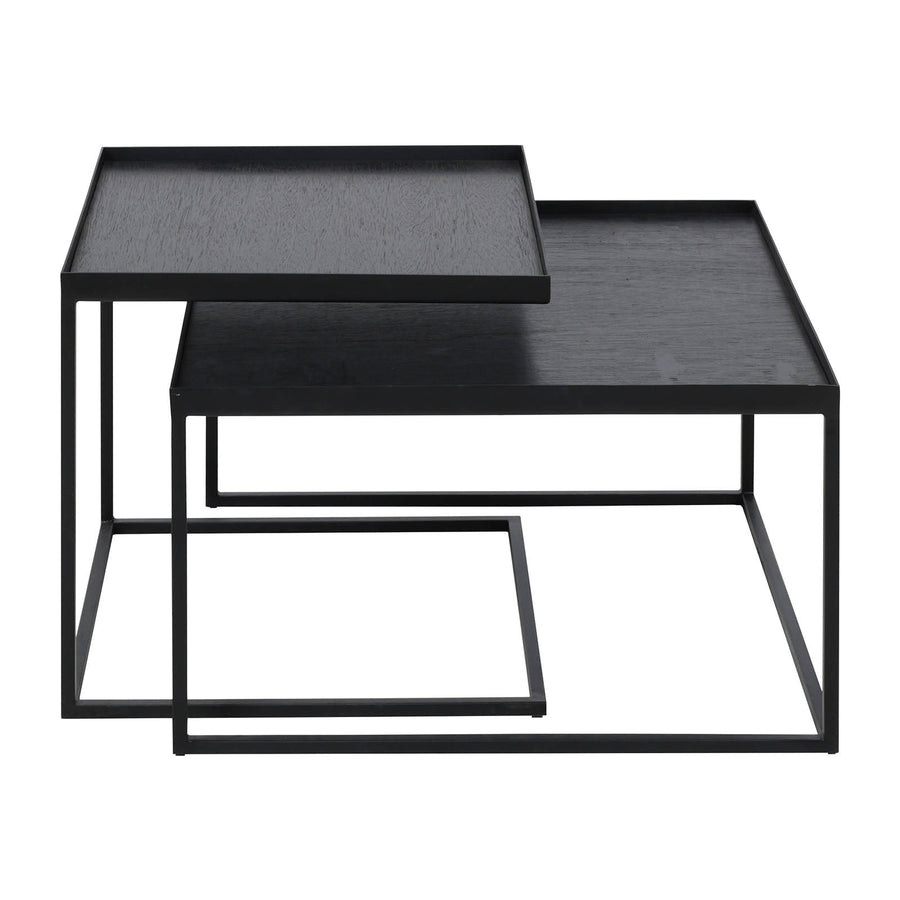 Square Tray Coffee Table - Set of 2