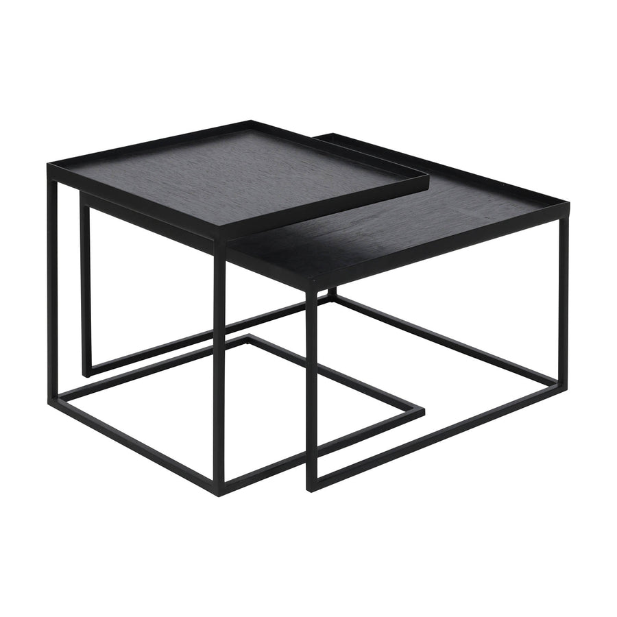 Square Tray Coffee Table - Set of 2