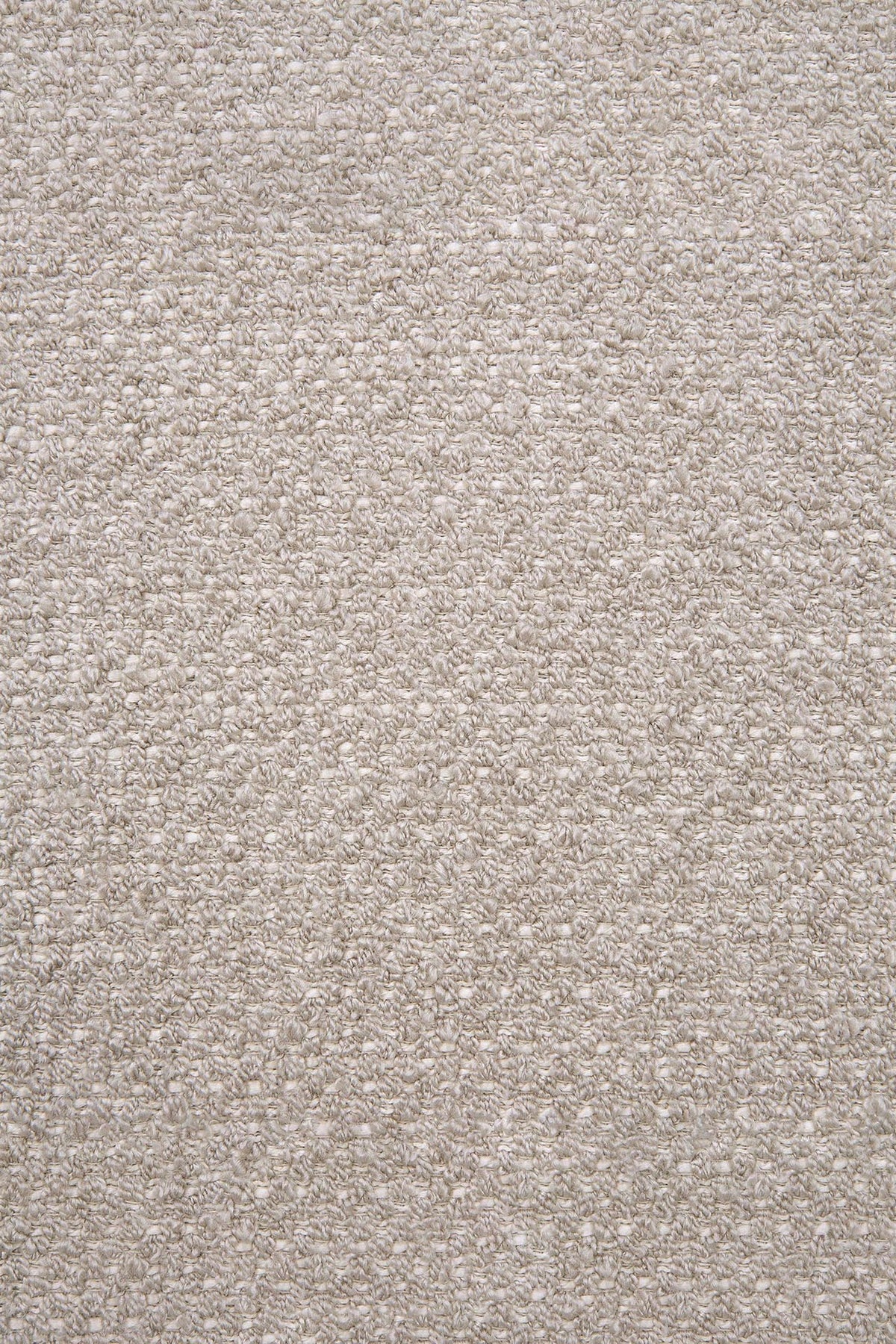 Close-up of the ivory-colored woven fabric on the Jack Lounge Chair - Ivory, featuring the thick, textured weave characteristic of Ethnicraft Scandinavian modernism.