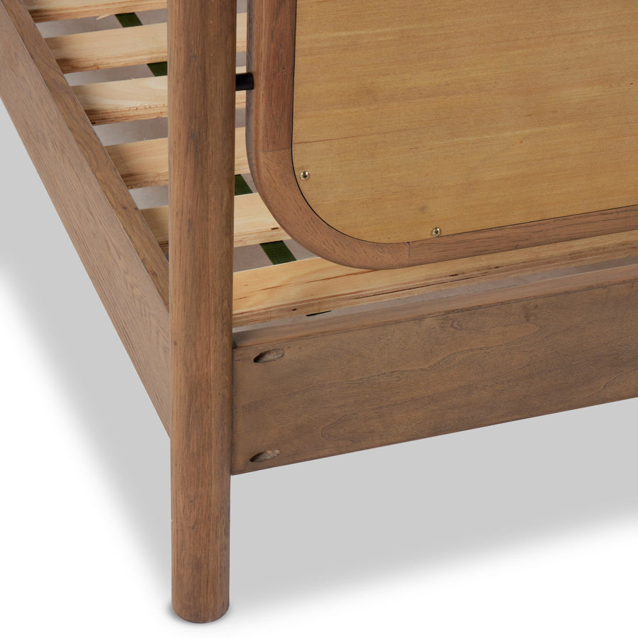 Caroline Bed - Smoked Oak