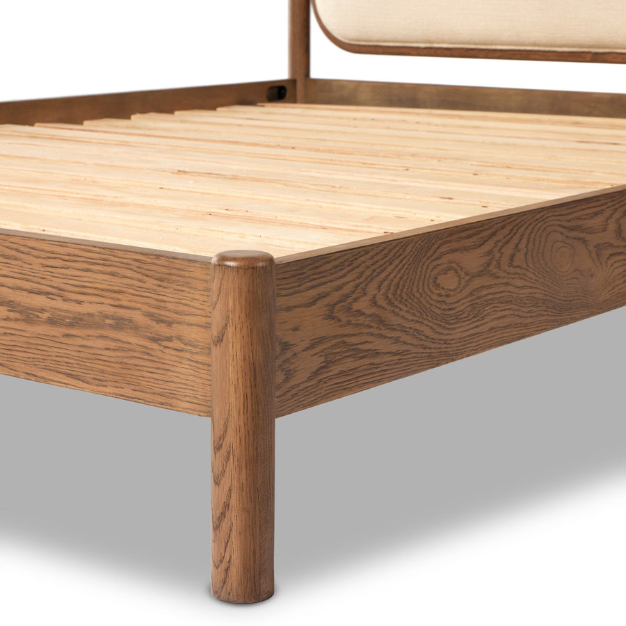 Caroline Bed - Smoked Oak