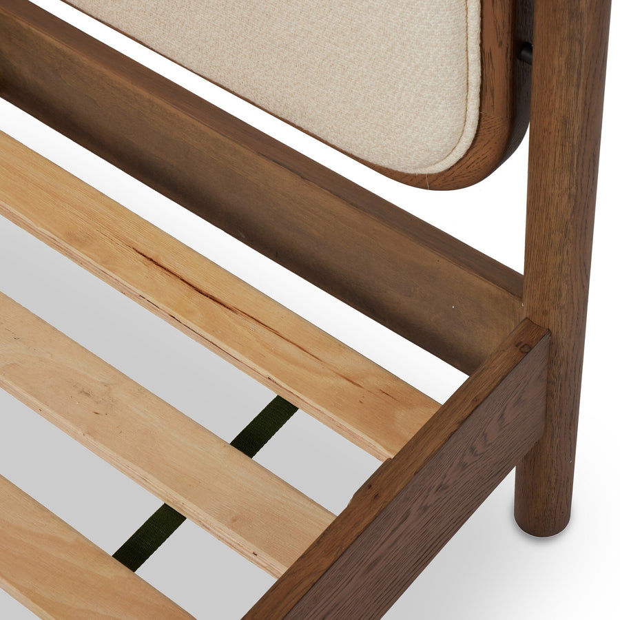 Caroline Bed - Smoked Oak