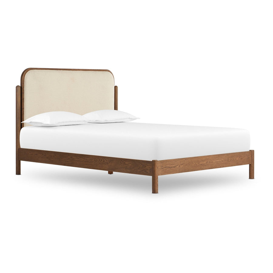 Caroline Bed - Smoked Oak