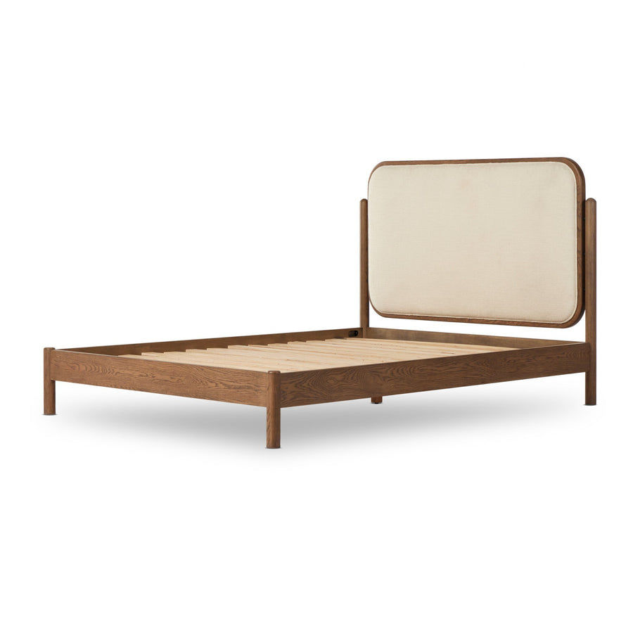 Caroline Bed - Smoked Oak