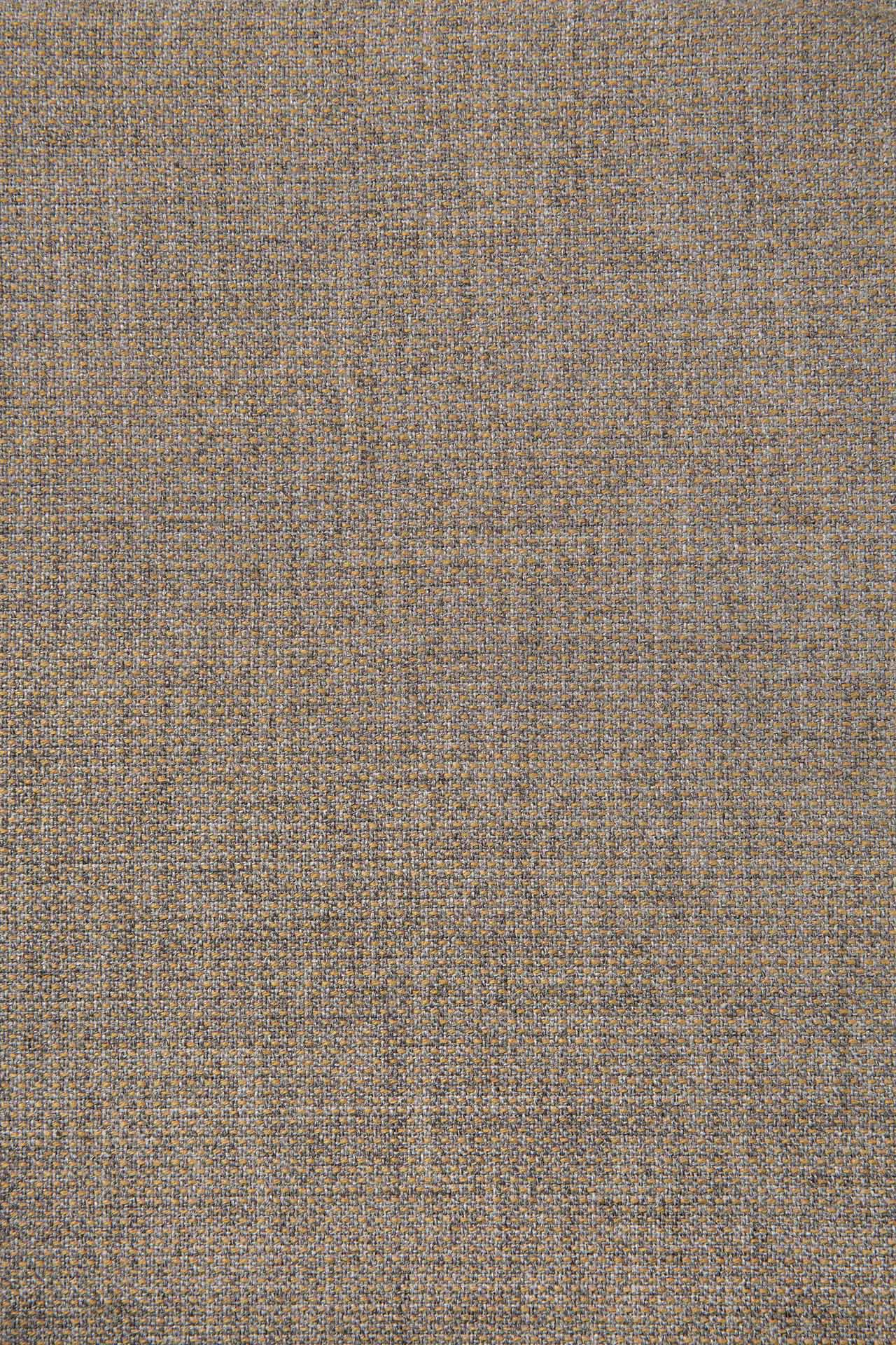 Close-up of the warm grey textured fabric on the Eye Dining Chair - Oak with Warm Grey Fabric by Ethnicraft, highlighting the woven mix of light and dark threads that complement its solid European oak frame.