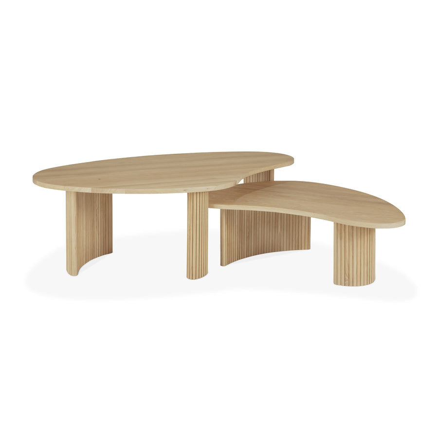 Boomerang Coffee Table - Oak