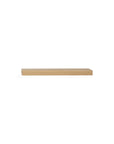 The Wall Shelf - Oak by Ethnicraft is a simple, lightweight European oak shelf mounted on a white background.