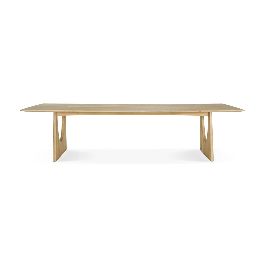 Geometric Meeting Table - Oak