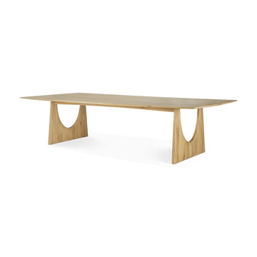 Geometric Meeting Table - Oak