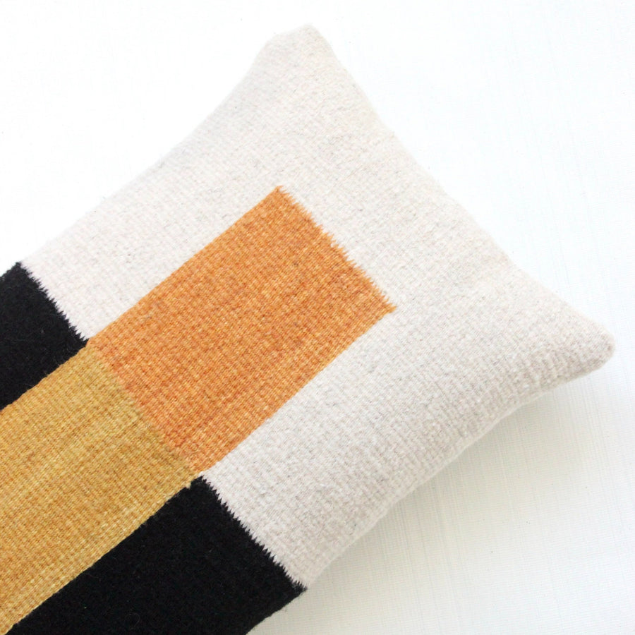 Pillow 01: Ochre + Yellow