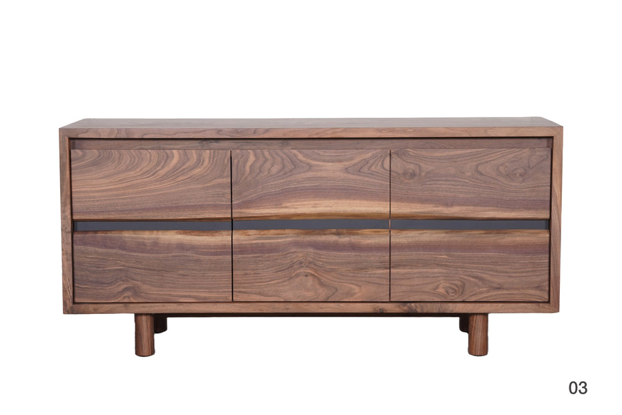 Jupiter Sideboard - Walnut 3-door