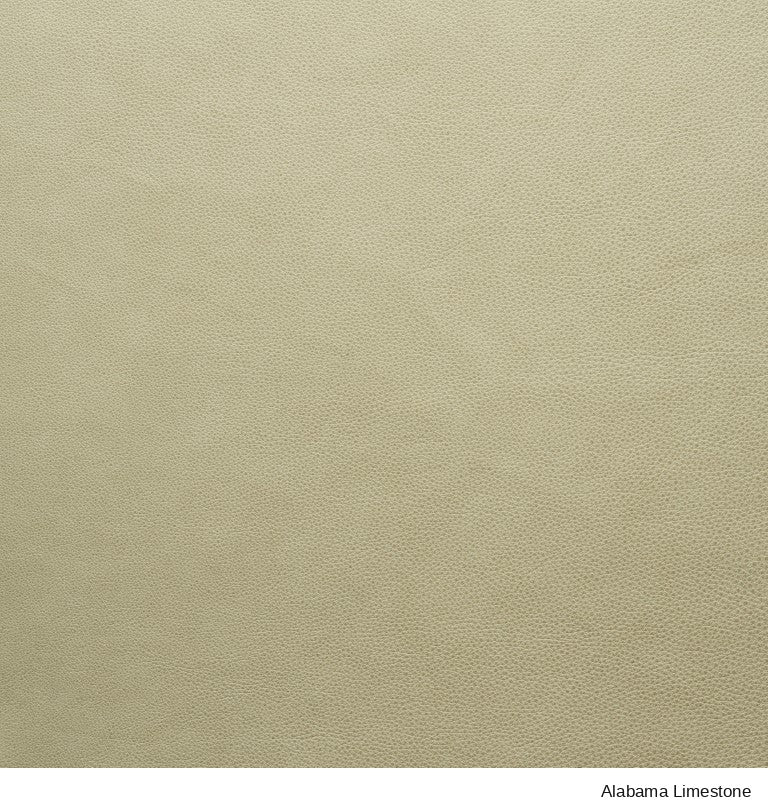 Material Swatches light beige leather swatch from the Danish Collection, featuring a fine, textured grain.