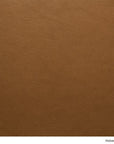 SOBU Material Swatches Alabama Nut brown leather swatch with a textured grain from the Danish Collection.