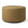 The Ethnicraft Barrow Pouf - Ginger / Large is a round, textured pouf in light brown Italian fabric with a flat top and no visible legs, shown on a white background.