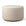 The Ethnicraft Barrow Pouf - Off White / Large is a round ottoman in textured Italian fabric, featuring a flat top, no visible legs, and shown on a white background.