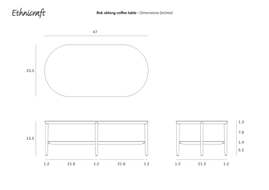 Bok Coffee Table - Oak