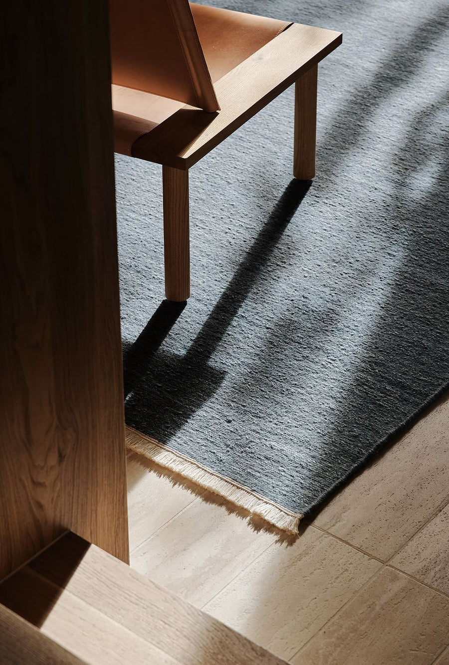 Cable Rug - Chambray