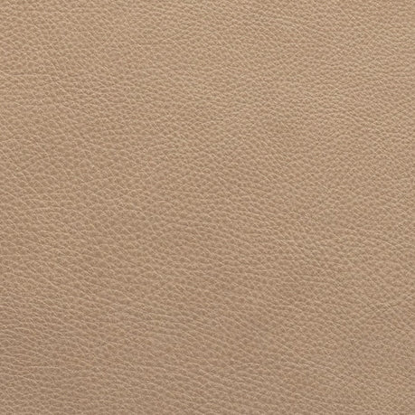 Close-up of a light brown, textured leather surface with fine, natural grain patterns—part of the Wooden Stories Fabric + Leather Swatches collection, which offers fabric samples and custom made-to-order options.