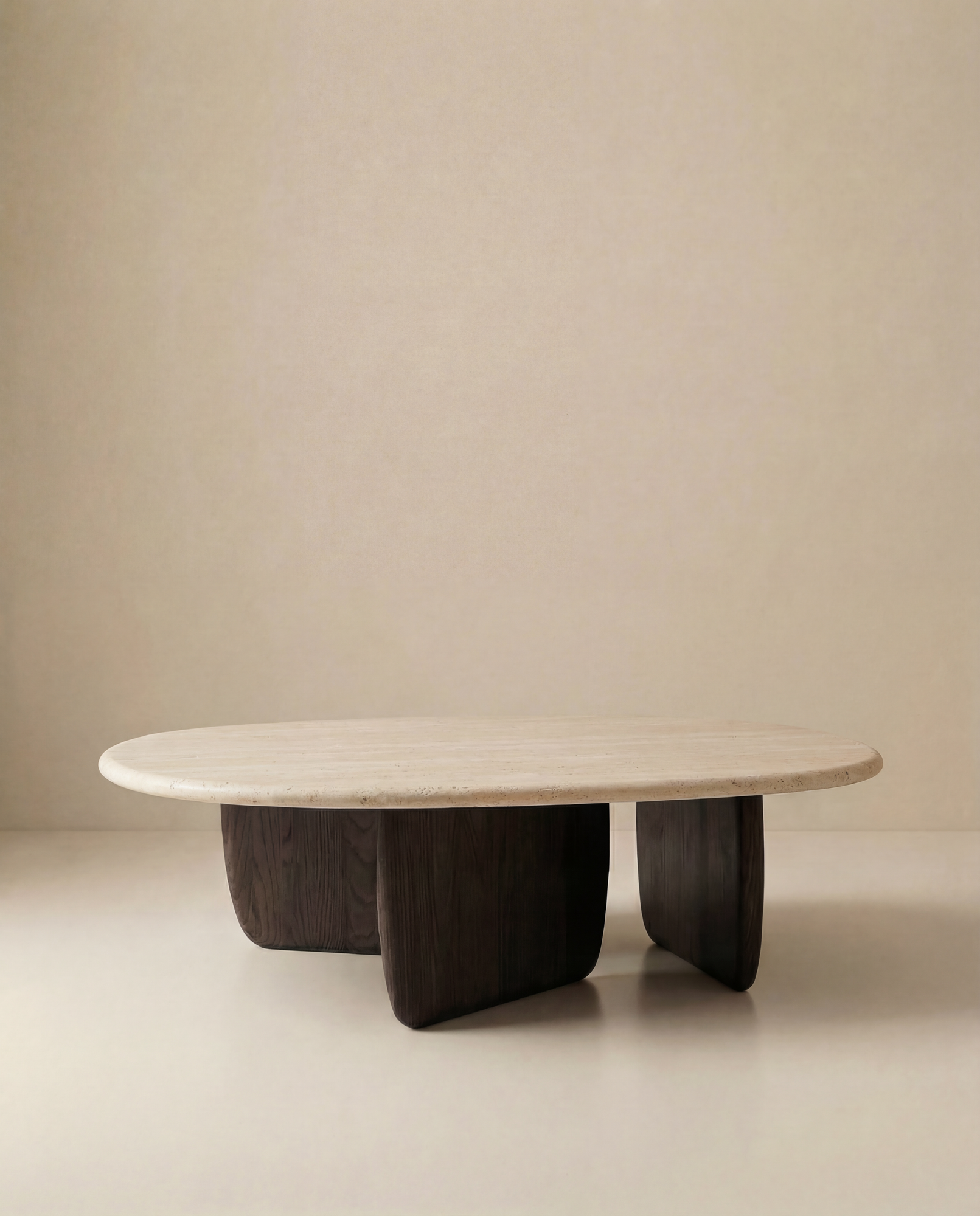 The Eden Coffee Table by Wooden Stories features Scandinavian simplicity, crafted from solid American oak in white and brown for timeless appeal.