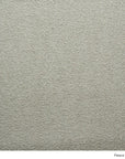 Close-up of a light gray, textured fleece mortar Material Swatches fabric swatch from the Danish Collection.