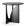 The Geometric Side Table - Black Oak by Ethnicraft features a round top and intersecting sculptural base with curved and straight edges, shown here against a white background.