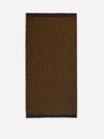 Joni Wool Door Mat - Large / Kelp + Umber