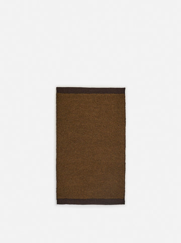 Joni Wool Door Mat - Medium / Kelp + Umber