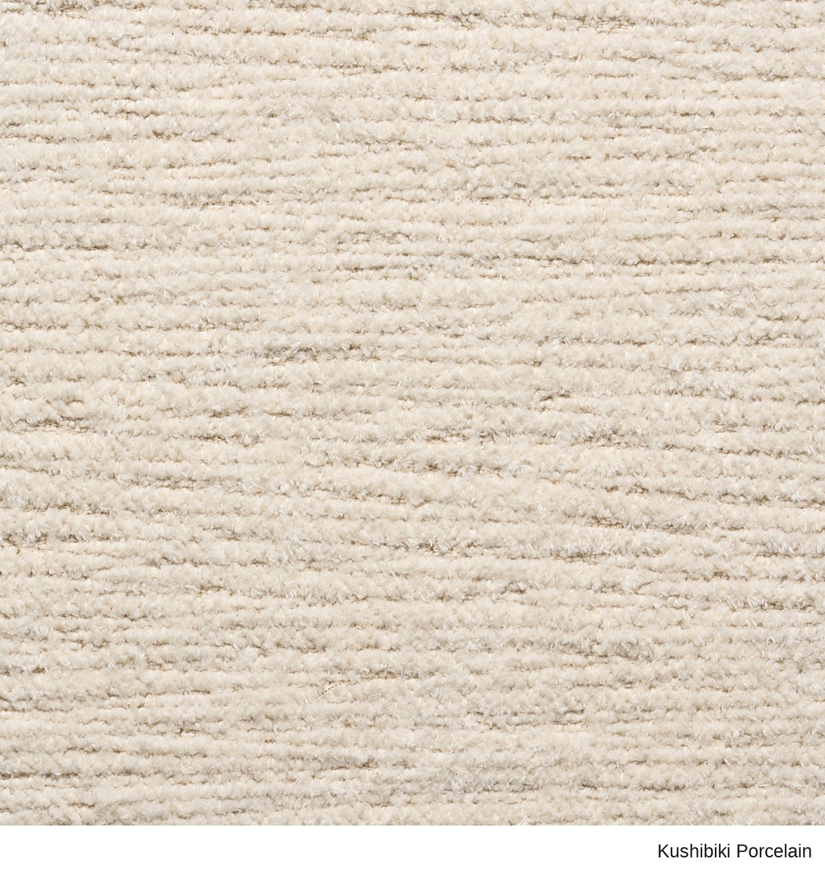 Off-white Material Swatches fabric from the Danish Collection featuring a textured, horizontal ribbed pattern.
