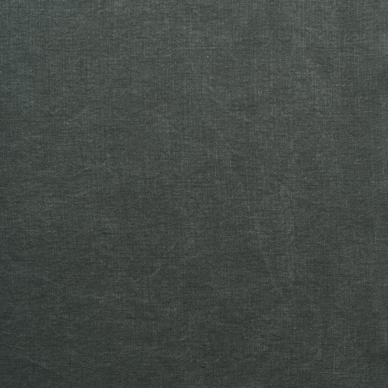 Dark grey textured fabric swatch from Wooden Stories’ Fabric + Leather Swatches collection. This custom, made-to-order textile has subtle creases, faint lines, and a woven appearance for a natural, organic look.