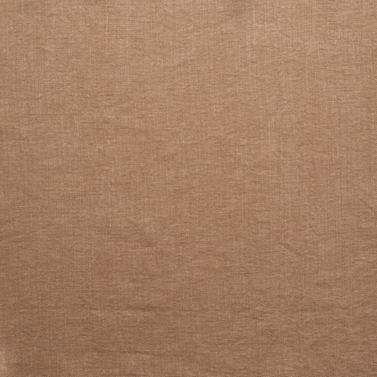 Close-up of a textured brown fabric from Wooden Stories&#39; Fabric + Leather Swatches, featuring a slightly uneven weave and natural color variations for an organic look—perfect for exploring unique swatch options.