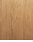 Close-up view of a Light Oak Material Swatches wood grain swatch with text in the bottom right corner reading Light Oak.