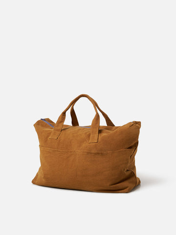 Marlo Contrast Overnight Bag - Masala