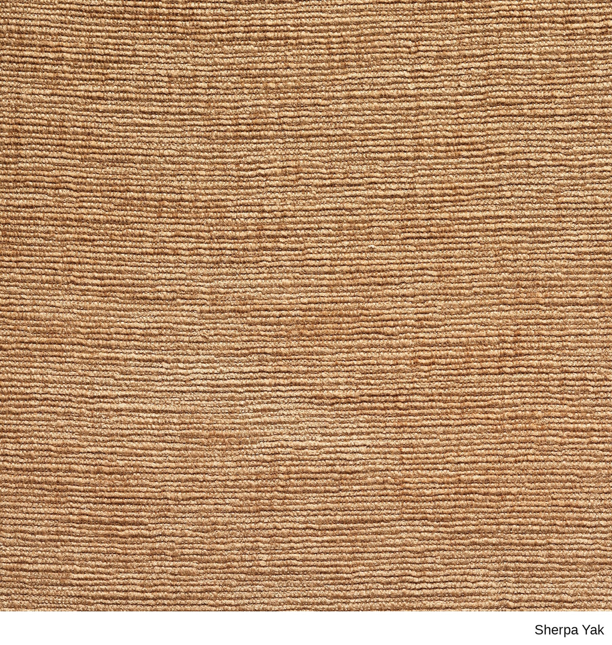 Tan fabric Material Swatches from the Danish Collection featuring a finely ribbed, horizontal texture.