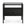 The Spindle Nightstand - Black Oak by Ethnicraft is crafted from solid European oak and features a glass top, an open shelf, a drawer with a round cut-out handle, and four slim legs for a modern look.