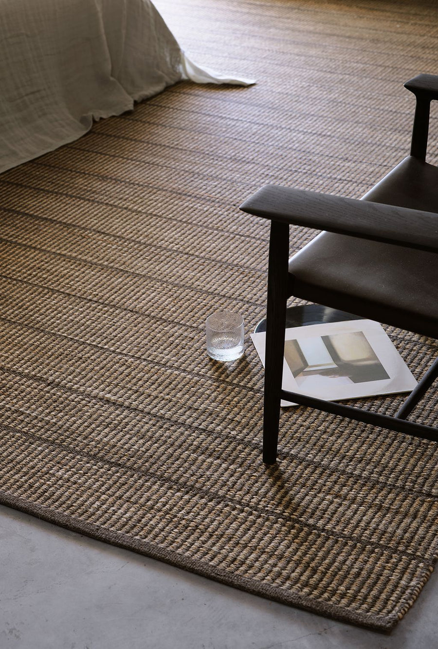 Trellis Rug - Natural & Bison